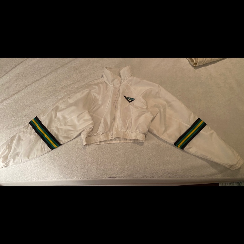 Vintage Looking Pony Cropped Windbreaker